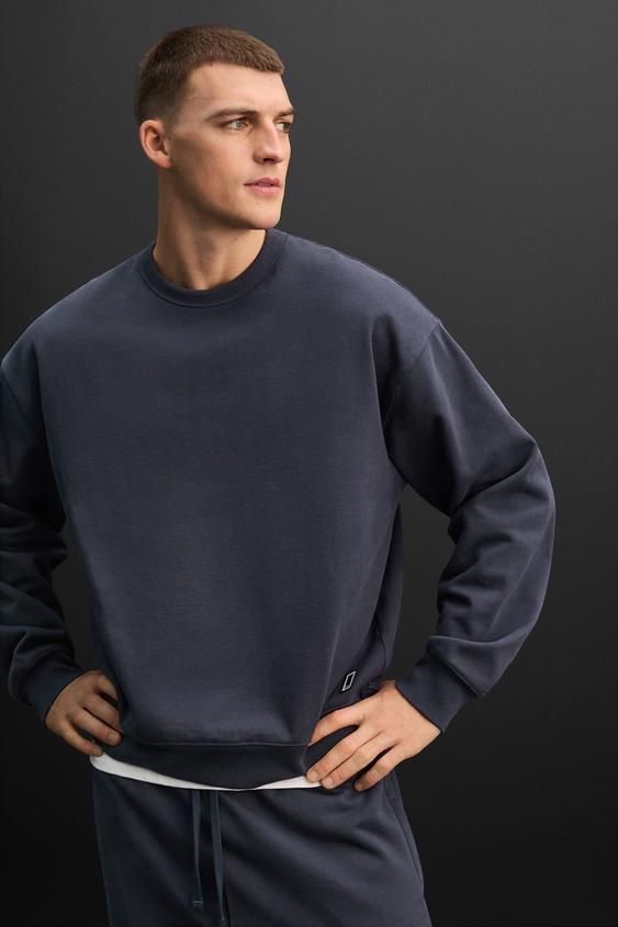 FRENCH BLUE CREW NECK SWEATSHIRT
