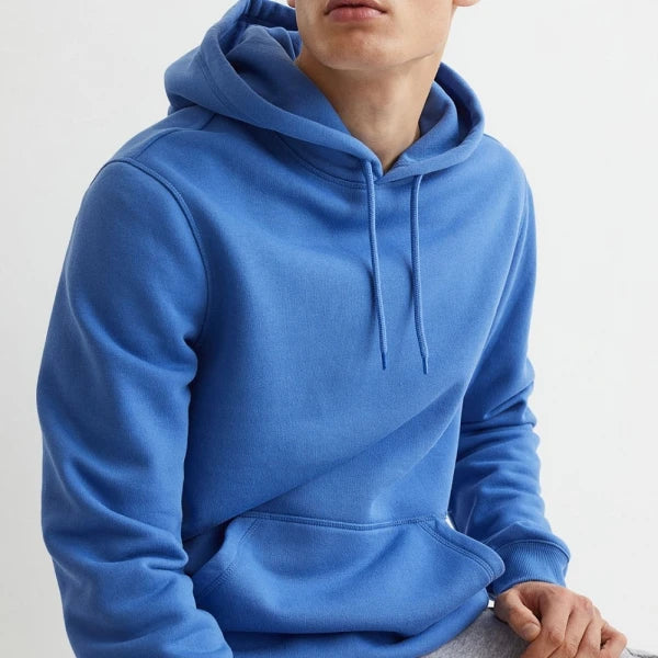 Sapphire Blue Heavy Fleeced Hoodie UX