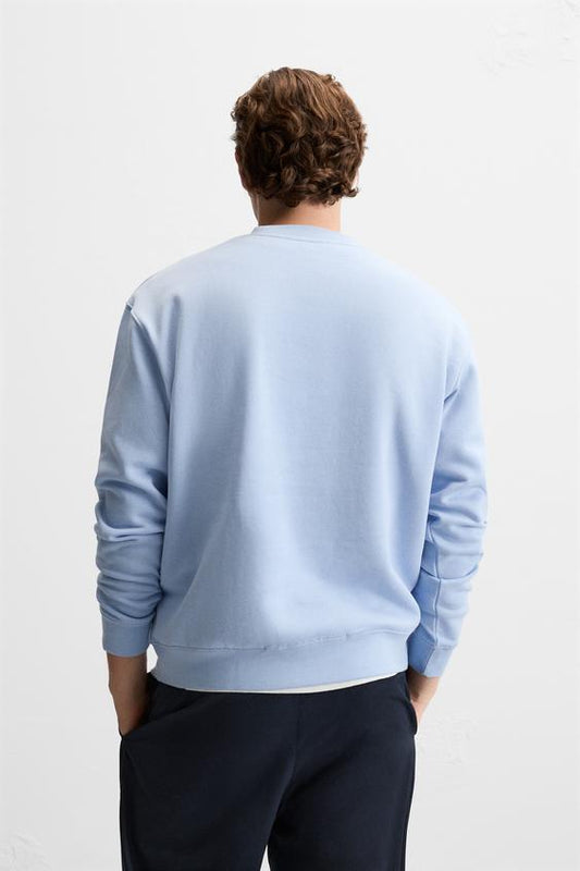 SKY BLUE CREW NECK SWEATSHIRT
