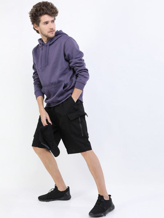 Challenge Purple Pullover Hoodied Sweat