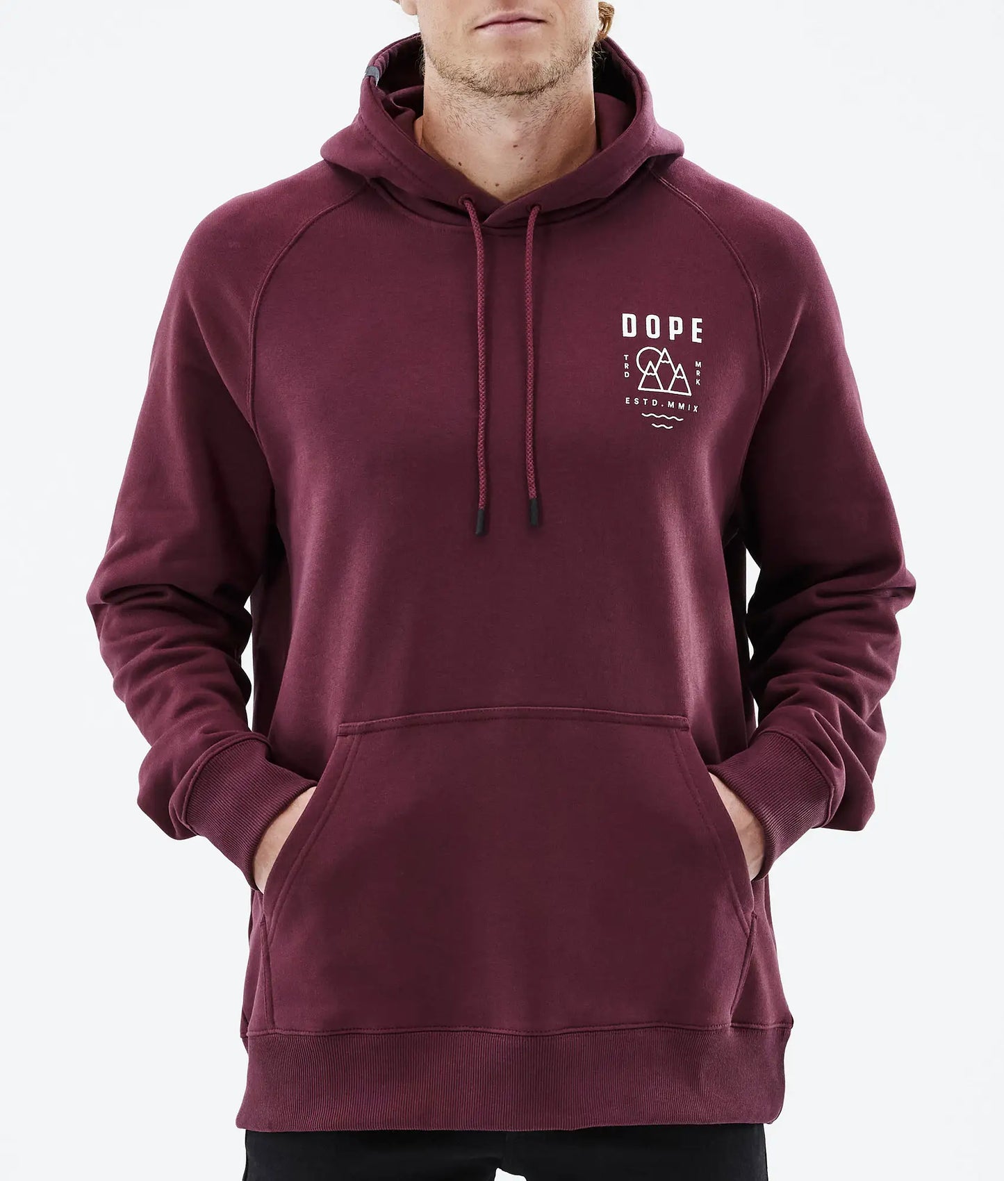 Swiss Maroon Heavy Fleeced Hoodie