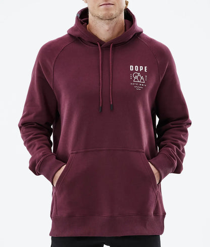Swiss Maroon Heavy Fleeced Hoodie