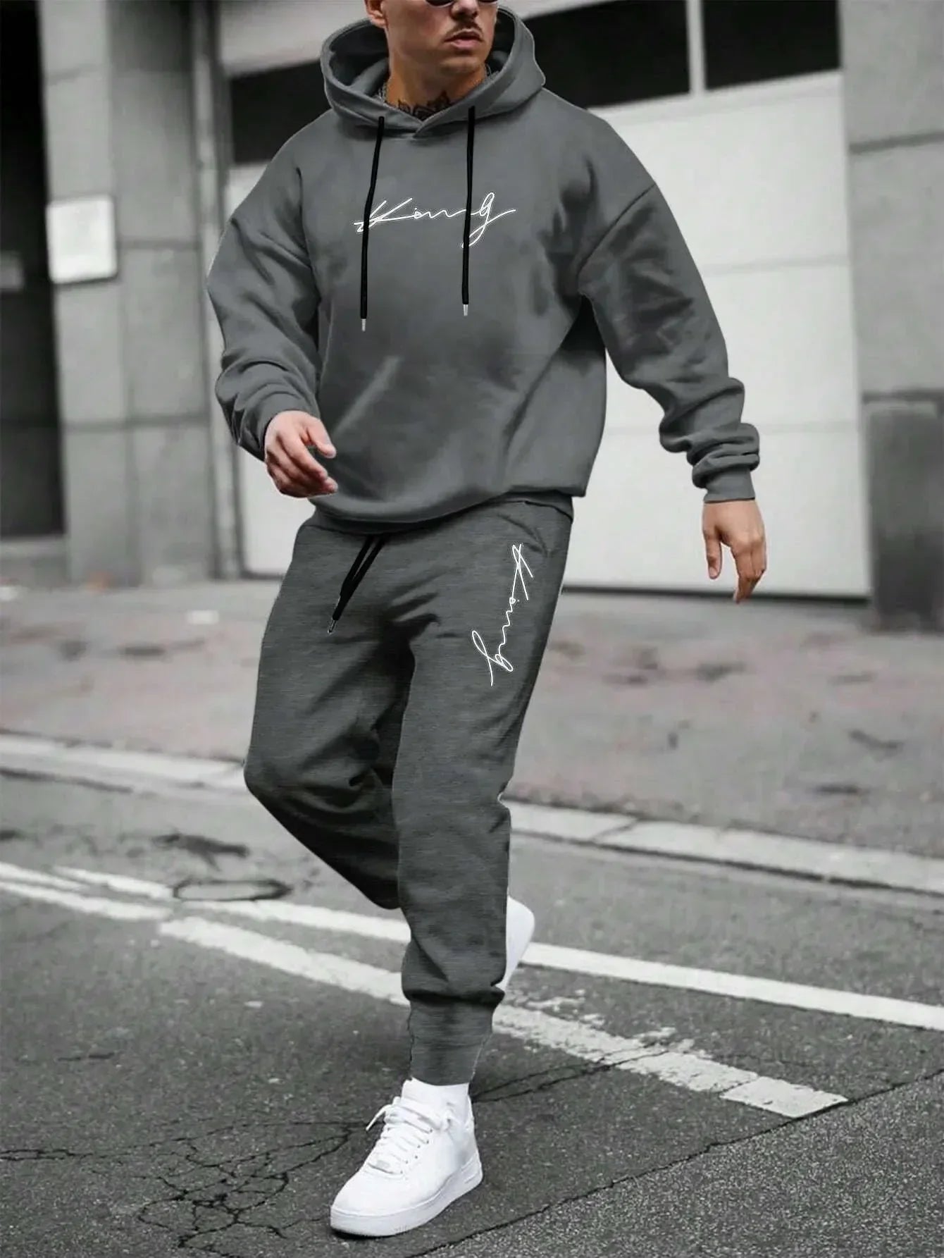 Tracksuit Suit High-Quality Comfortable Casual Pullover