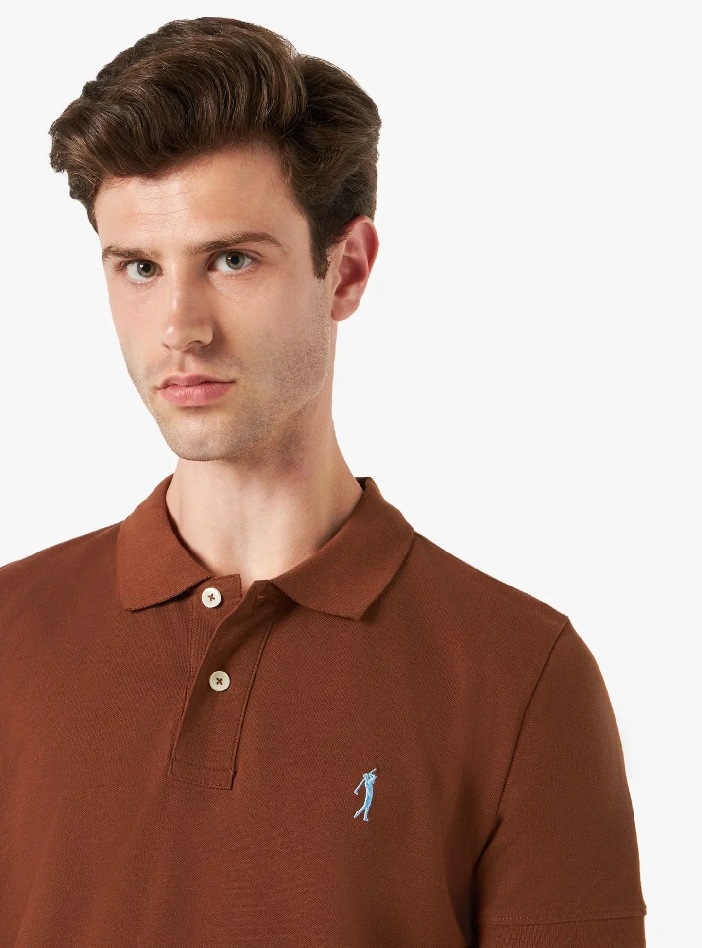 BROWN SUPREME POLO-SHIRT